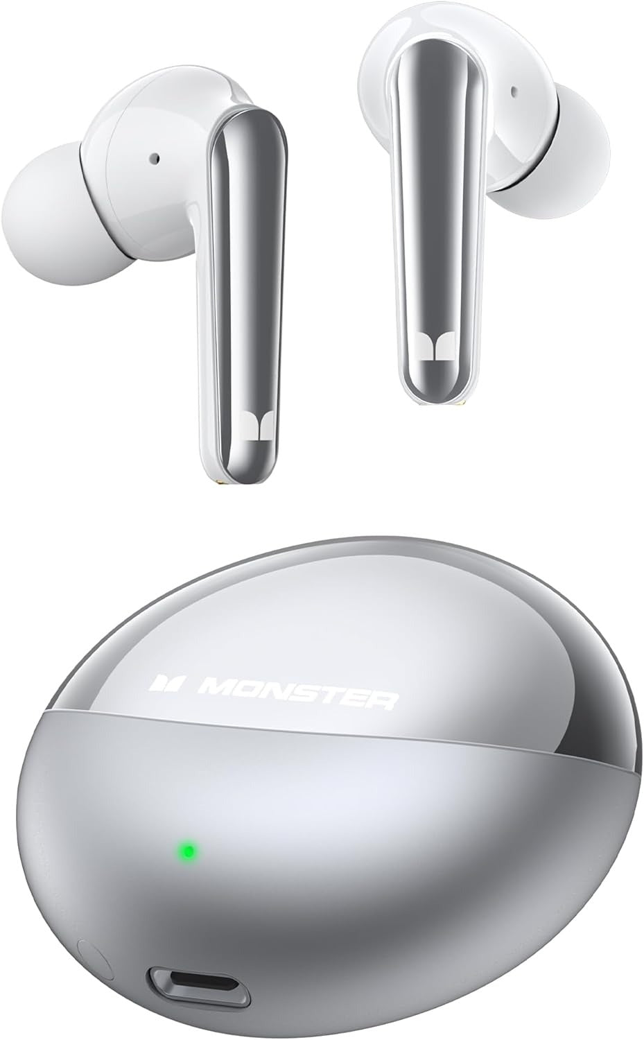 Monster N-Lite 203 Bluetooth 5.3 Wireless Earbuds | 30H Playtime | HiFi Stereo Sound