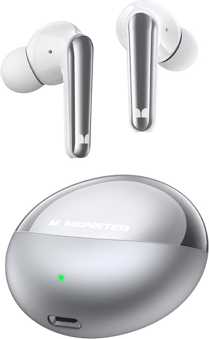 Monster N-Lite 203 Bluetooth 5.3 Wireless Earbuds | 30H Playtime | HiFi Stereo Sound