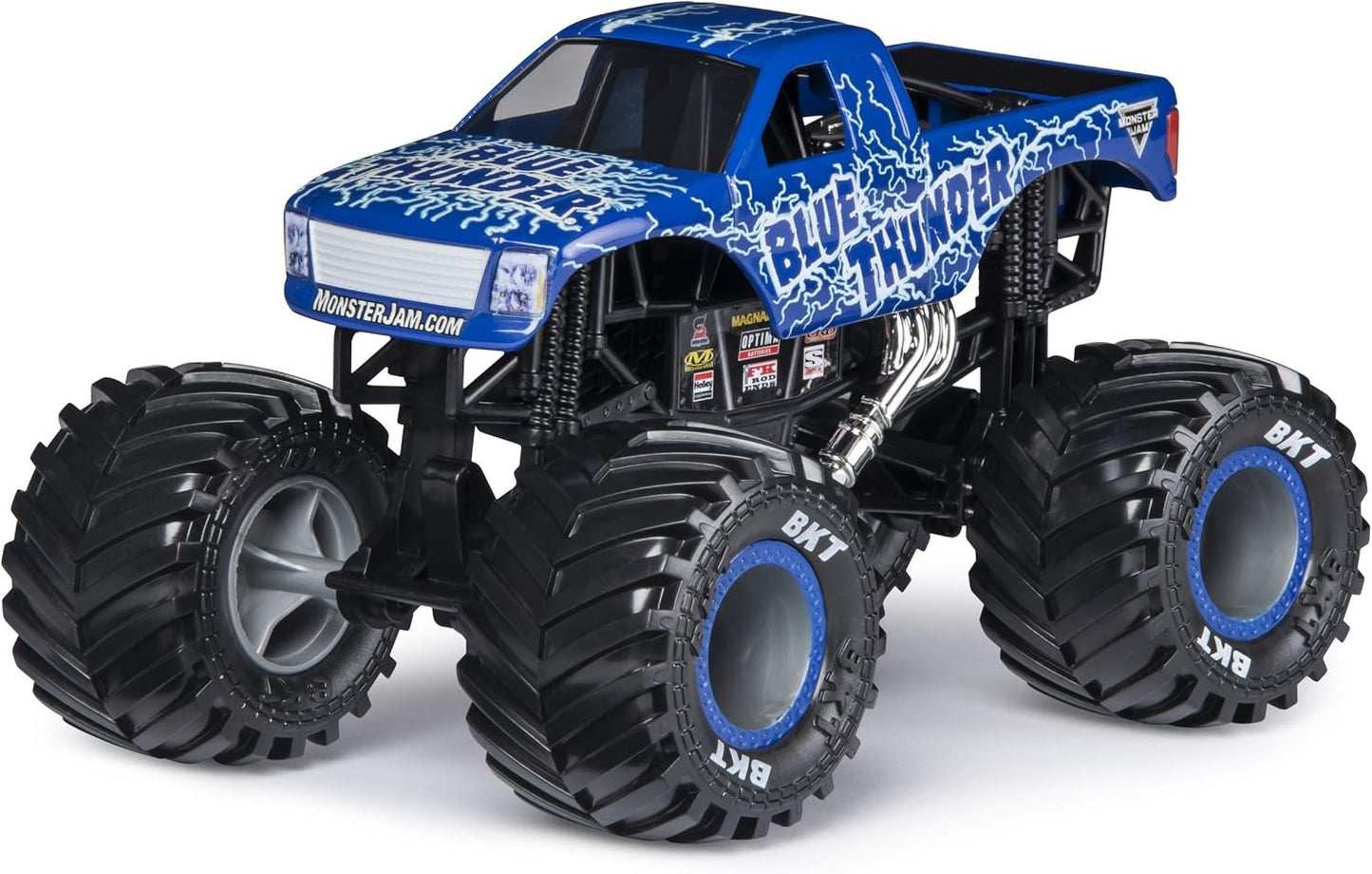 Monster Jam Blue Thunder Monster Truck, Official 1:24 Scale Die-Cast Toy Vehicle